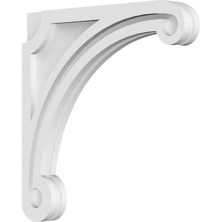 Ekena Millwork Arch Architectural Grade PVC Corbel, 1 7/8"W X 18"D X 18"H CORP01X18X18AH